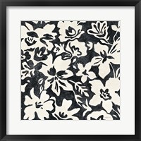 Chalkboard Floral I Framed Print