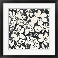 Chalkboard Floral II Framed Print