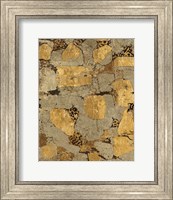 Gilded Stone Gold I Fine Art Print