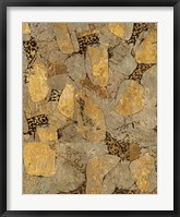 Gilded Stone Gold II Framed Print