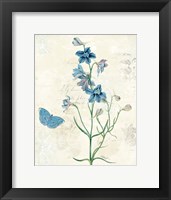 Booked Blue II Framed Print