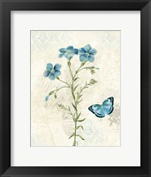 Booked Blue III Framed Print