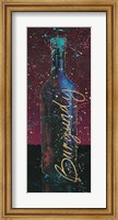 Wine Splash Dark V Fine Art Print