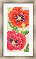 Sunshine Poppies Panel I Fine Art Print
