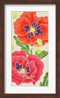 Sunshine Poppies Panel I Fine Art Print