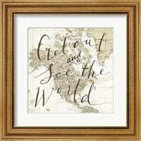 Get Out and See the World Square Fine Art Print