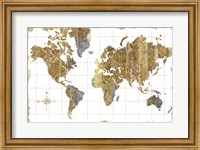 Gilded Map Fine Art Print