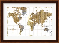 Gilded Map Fine Art Print