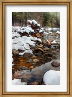 Merced River Rocks, Yosemite, California Fine Art Print