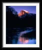 Half Dome, Merced River, Yosemite, California Framed Print
