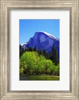 View of Half Dome rock and Merced River, Yosemite National Park, California Fine Art Print