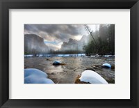 Merced River, El Capitan in background, Yosemite, California Fine Art Print