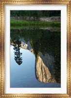 Reflection of El Capitan in Mercede River, Yosemite National Park, California - Vertical Fine Art Print