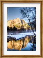 Yosemite Falls reflection in Merced River, Yosemite, California Fine Art Print