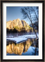 Yosemite Falls reflection in Merced River, Yosemite, California Fine Art Print