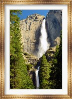 Upper and Lower Yosemite Falls, Merced River, Yosemite NP, California Fine Art Print