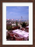 Riviera Cafe, Cannes, France Fine Art Print