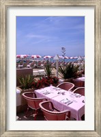 Riviera Cafe, Cannes, France Fine Art Print