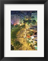 Overview of La Pantiero, Cannes, France Fine Art Print