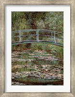 Waterlily Pond, Japanese Bridge Fine Art Print