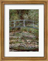 Waterlily Pond, Japanese Bridge Fine Art Print