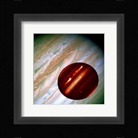 Hubble/IRTF Composite Image of Jupiter Storms Framed Print