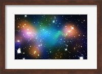 Galaxy Cluster Abell 520 (HST-CFHT-CXO Composite) Fine Art Print