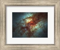 Super Star Clusters in Dust-Enshrouded Galaxy Fine Art Print