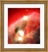 Edifice of Gas and Dust in the Cone Nebula Fine Art Print