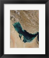 Satellite View of the Persian Gulf Fine Art Print