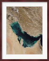 Satellite View of the Persian Gulf Fine Art Print
