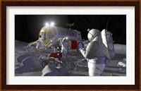 Artist's Rendering of Future Space Exploration Missions Fine Art Print