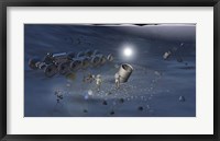 A Concept of Possible Activities During Future Space Exploration Missions Fine Art Print