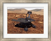 Artists Rendition of Mars Rover Fine Art Print