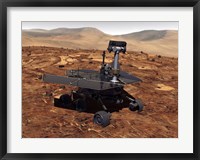Artists Rendition of Mars Rover Fine Art Print