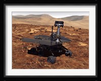 Artists Rendition of Mars Rover Fine Art Print