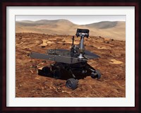Artists Rendition of Mars Rover Fine Art Print