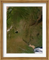 Satellite view of Argentina Fine Art Print