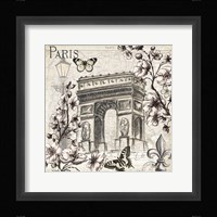 Paris in Bloom II Framed Print
