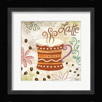 Colorful Coffee IV Framed Print