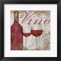 Vino and Vin I Framed Print