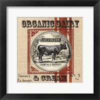Organic Farm III Framed Print