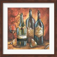 Red and Gold Wine I Fine Art Print
