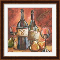 Red and Gold Wine II Fine Art Print