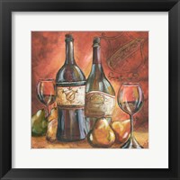 Red and Gold Wine II Framed Print