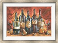 Red and Gold Wine Landscape Fine Art Print