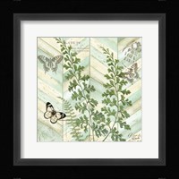 Chevron Botanical I Framed Print