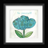 Paper Flower I Framed Print