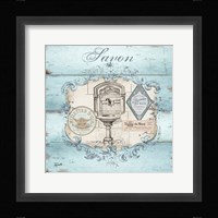 Rustic French Bath I Framed Print