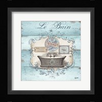 Rustic French Bath II Framed Print